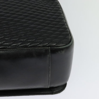 Bally Vintage Shoulder Bag Quilted leather, BLACK, LEATHER, Shoulder bag