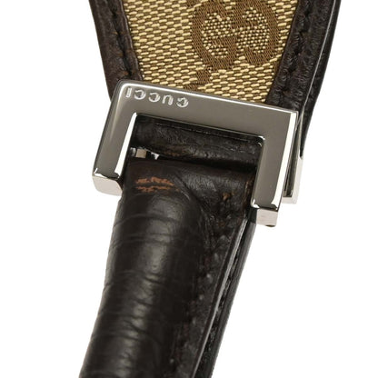 Gucci Vintage Jackie Handbag Canvas, BEIGE, CANVAS, Handbag