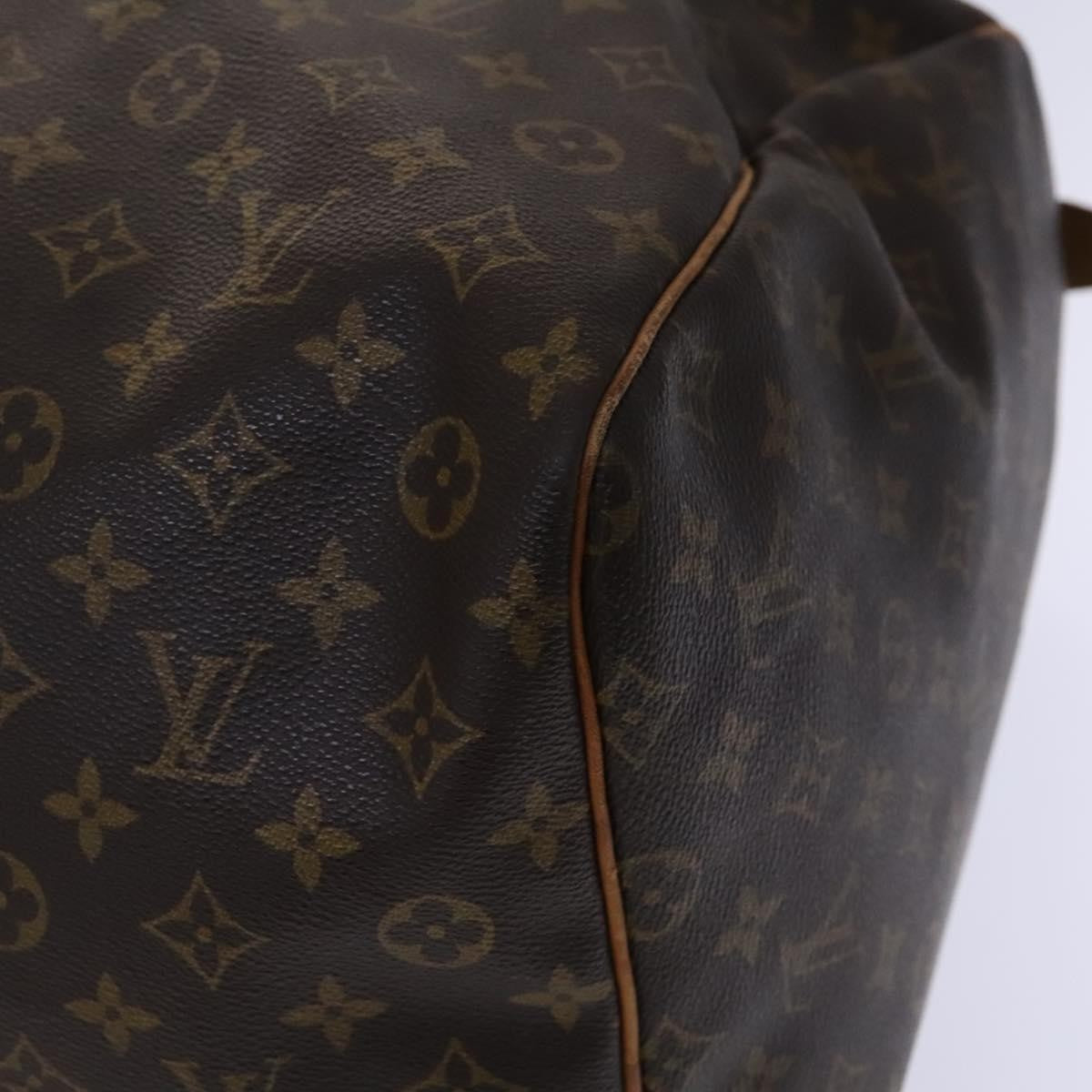 Louis Vuitton Keepall Bag Monogram Canvas, BROWN, CANVAS, Travel bag