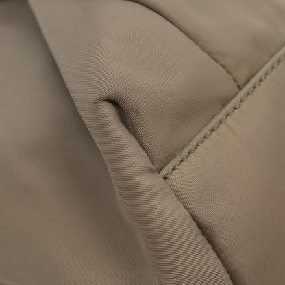 Salvatore Ferragamo Convertible Bow Satchel Nylon, BEIGE, NYLON, Handbag