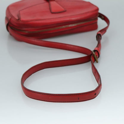 Louis Vuitton Jeune Fille Handbag Epi Leather, RED, LEATHER, Shoulder bag