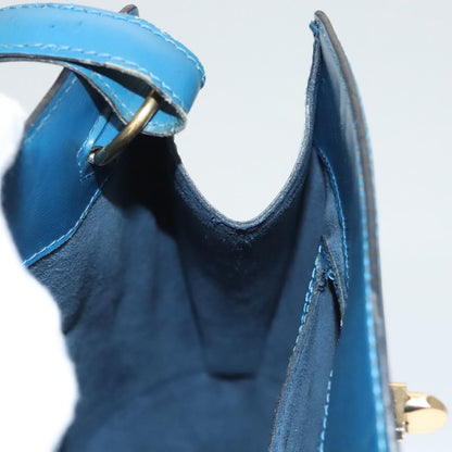 Louis Vuitton Cluny Shoulder Bag Epi Leather, BLUE, LEATHER, Shoulder bag
