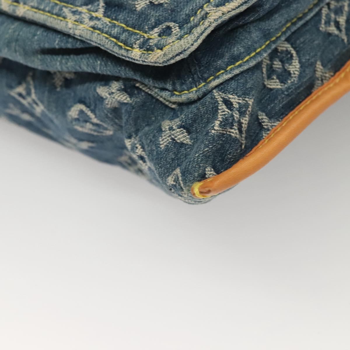 Louis Vuitton Baggy grand modèle Denim, BLUE, DENIM_JEANS, Handbag