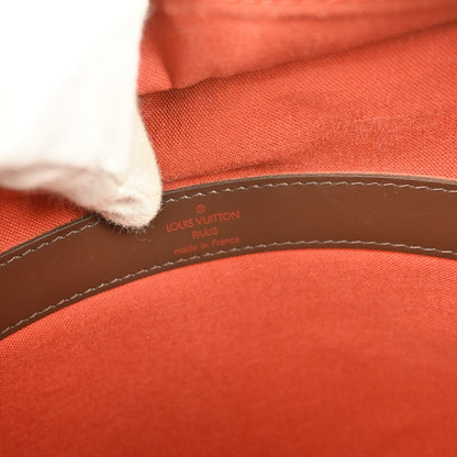 Louis Vuitton Naviglio Handbag Damier, BROWN, CANVAS, Shoulder bag