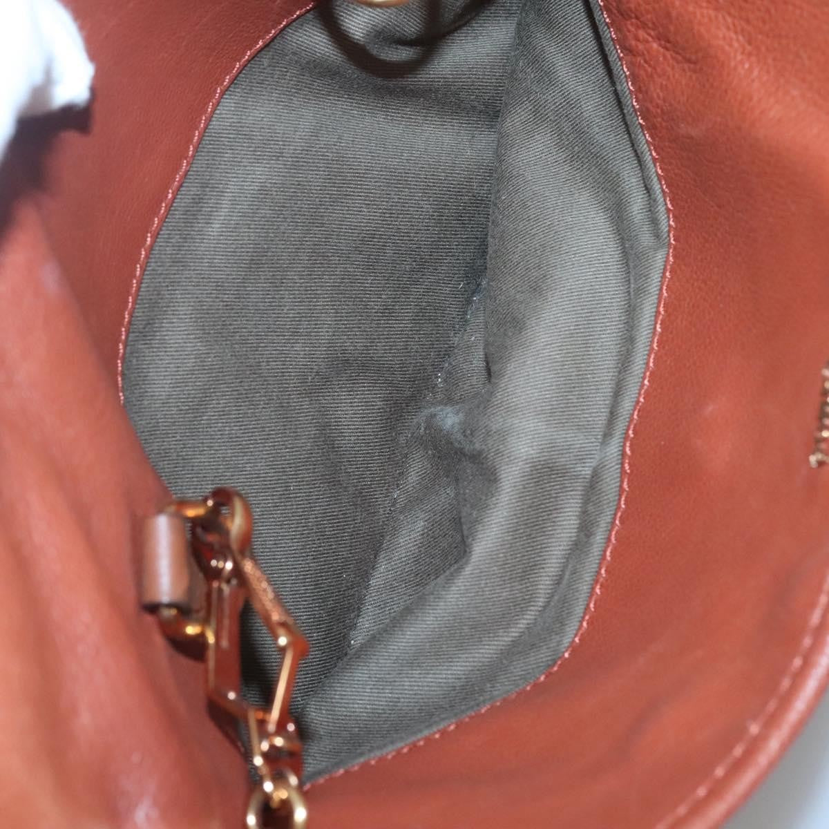 Chloe Elsie Satchel Leather, BROWN, LEATHER, Handbag