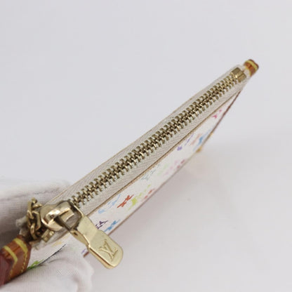 Louis Vuitton Pochette Clés Monogram Canvas, WHITE, CANVAS, Wallets