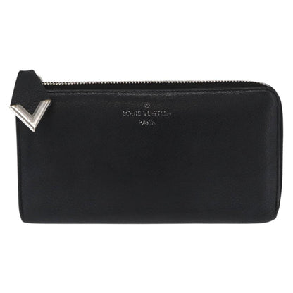 Louis Vuitton Comete Wallet Leather, BLACK, LEATHER, Wallets