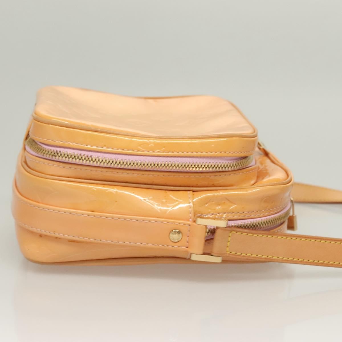 Louis Vuitton Wooster Handbag Monogram Vernis, BEIGE, PATENT_LEATHER, Handbag