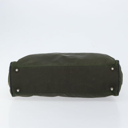 Prada Vintage Handbag Tessuto, KHAKI, NYLON, Handbag