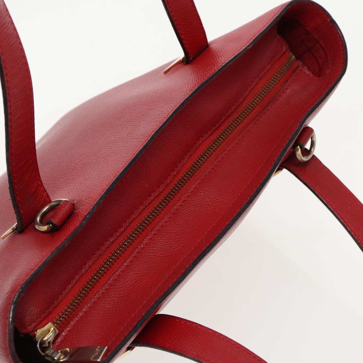 Celine Handbag Leather, RED, LEATHER, Handbag