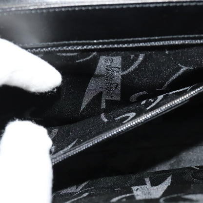 Salvatore Ferragamo Gancini Shoulder Bag Leather, BLACK, LEATHER, Shoulder bag