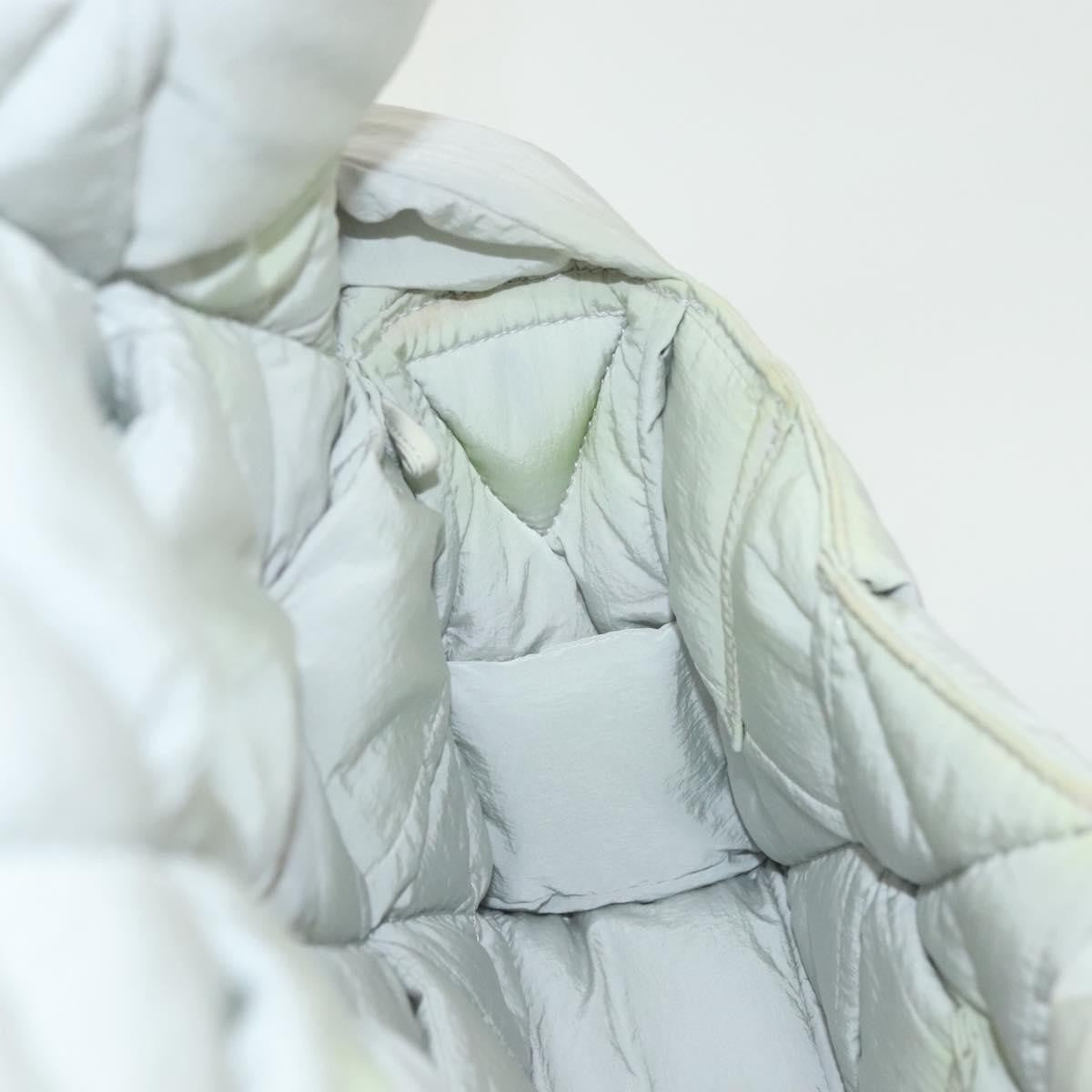 Bottega Veneta Padded Tech Cassette Crossbody Bag Intrecciato Nylon, GRAY, NYLON, Crossbody bag