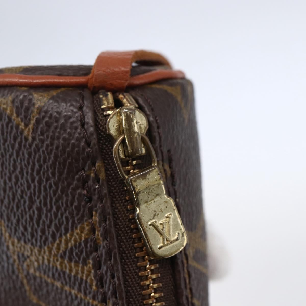 Louis Vuitton Papillon Pochette Monogram Canvas, BROWN, CANVAS, Clutche & pouche