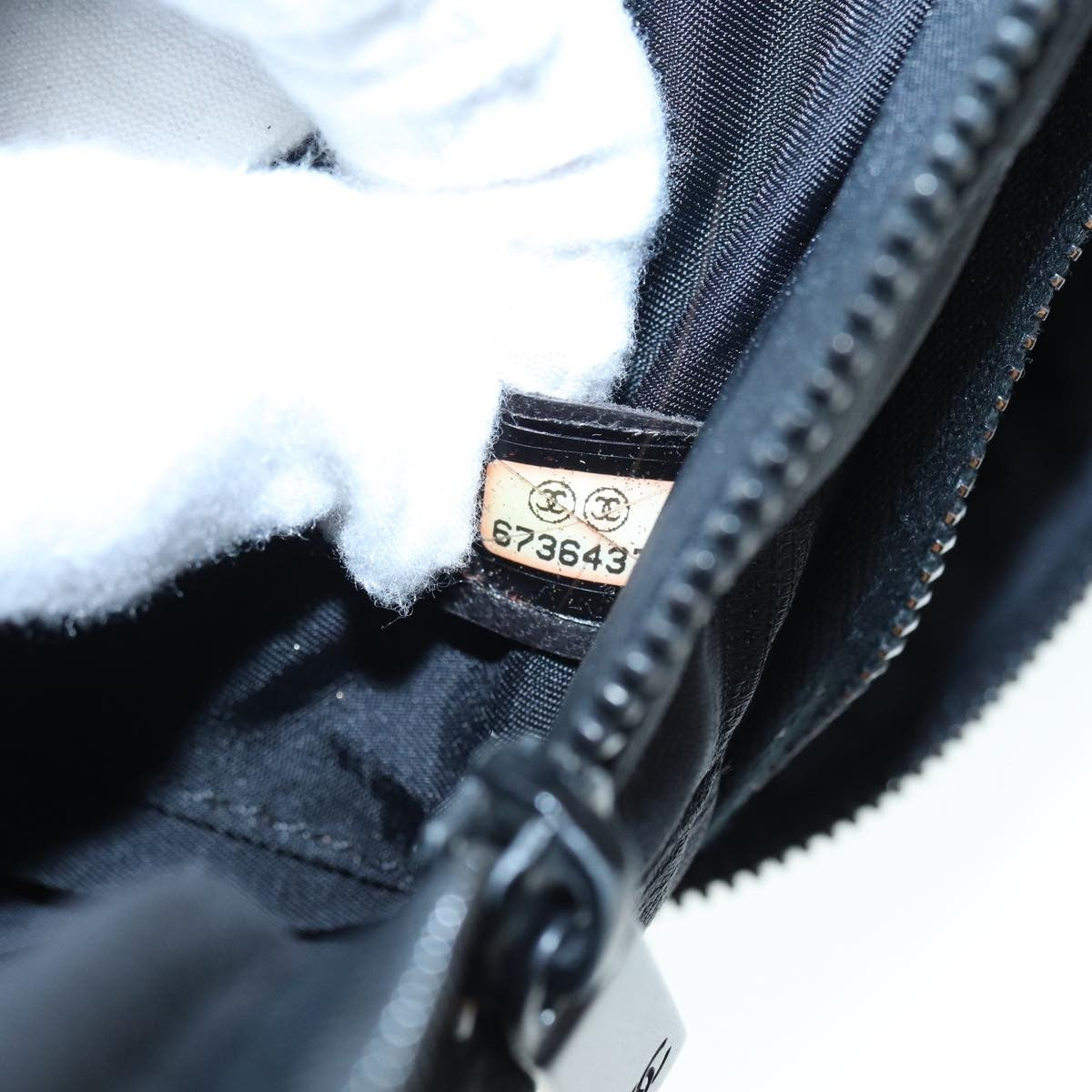 Chanel Travel Line bag Nylon, BLACK, NYLON, Travel bag