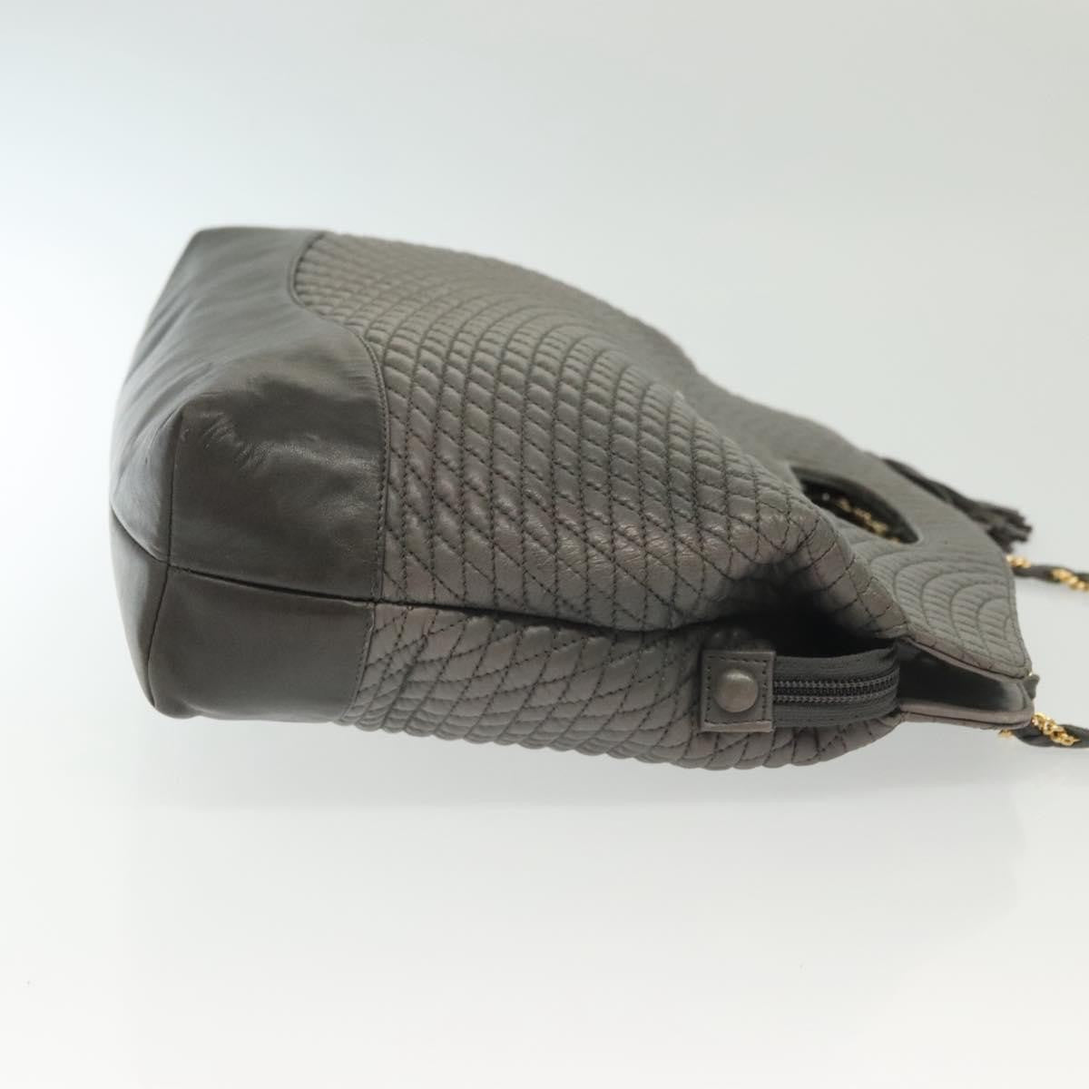 Bally Handbag Leather, GRAY, LEATHER, Handbag