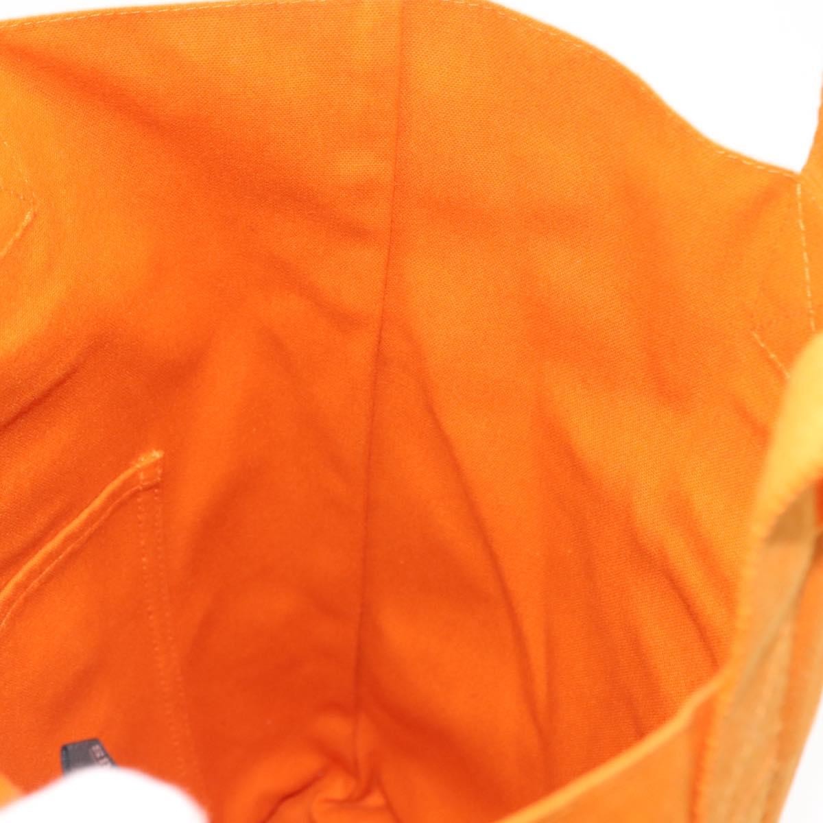 Hermes Fourre-tout Herline Fourre-tout Herline, ORANGE, CANVAS, Tote bag