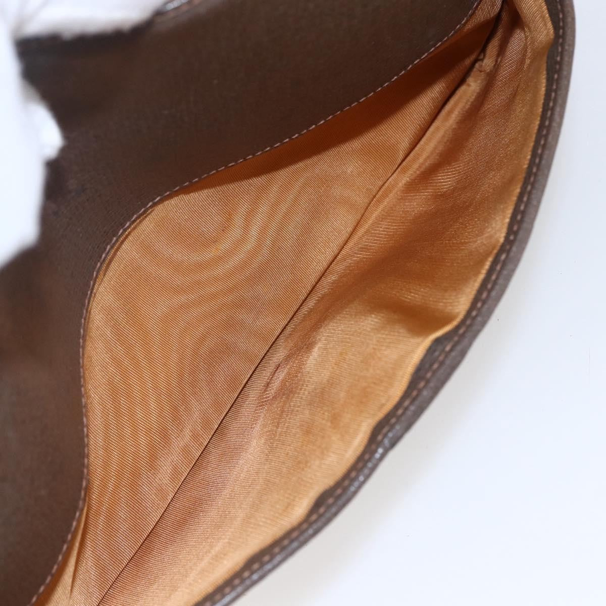 Gucci Vintage Shoulder Bag GG Canvas and Leather, BEIGE, CANVAS, Shoulder bag