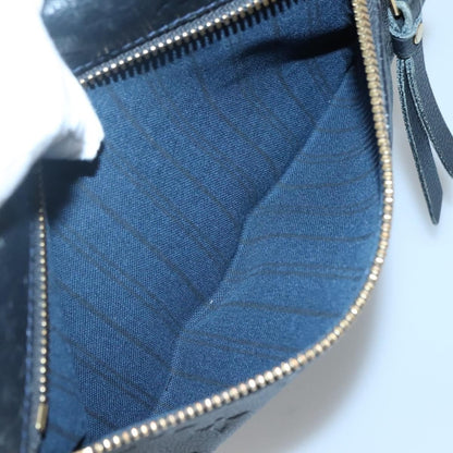 Louis Vuitton Petillante Clutch Monogram Empreinte Leather, BLACK, LEATHER, Clutche & pouche