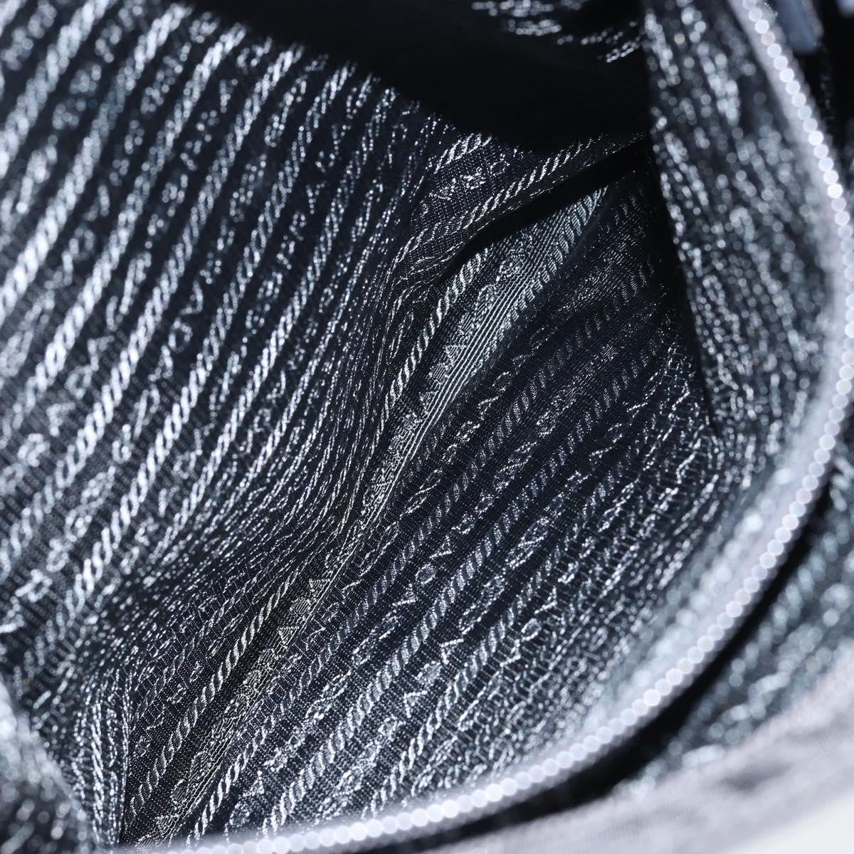 Prada Flat Messenger Bag Tessuto, BLACK, NYLON, Shoulder bag