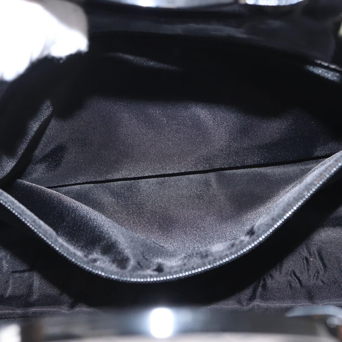 Celine Circle Logo Handbag Patent Leather, BLACK, PATENT_LEATHER, Handbag