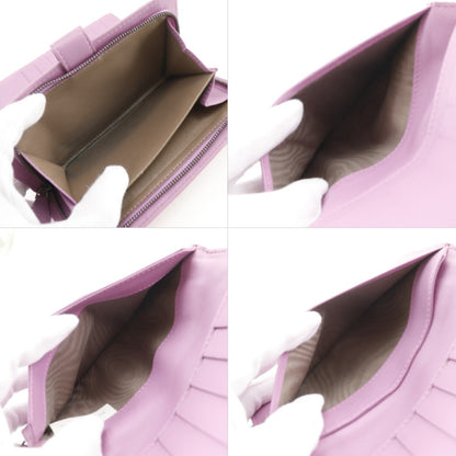 Bottega Veneta Bifold Wallet Intrecciato Nappa, Pink, Leather, Wallet