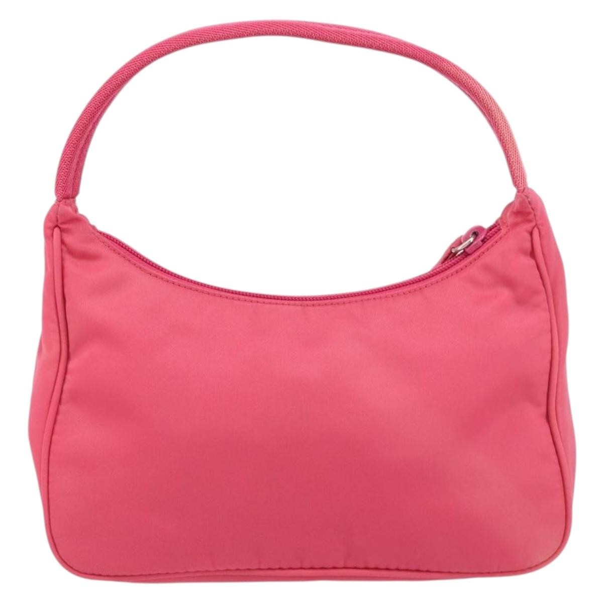 Prada Pochette Shoulder Bag Tessuto, PINK, NYLON, Clutche & pouche