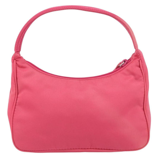 Prada Pochette Shoulder Bag Tessuto, PINK, NYLON, Clutche & pouche