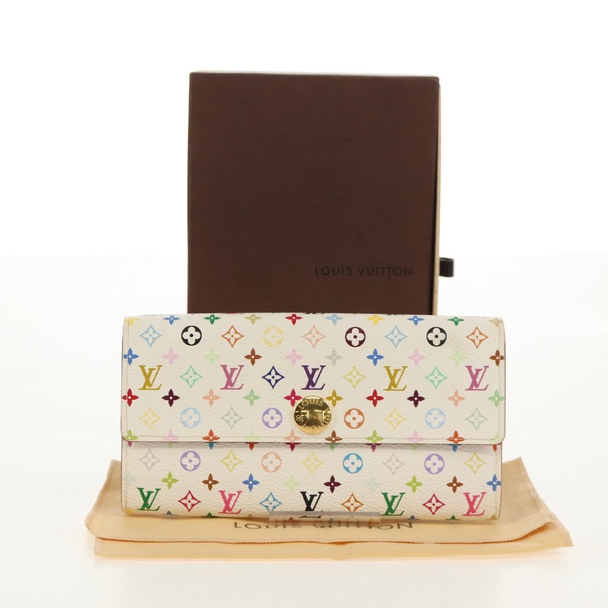 Louis Vuitton Portefeuille Sarah Wallet Canvas, MULTICOLOUR, CANVAS, Wallets