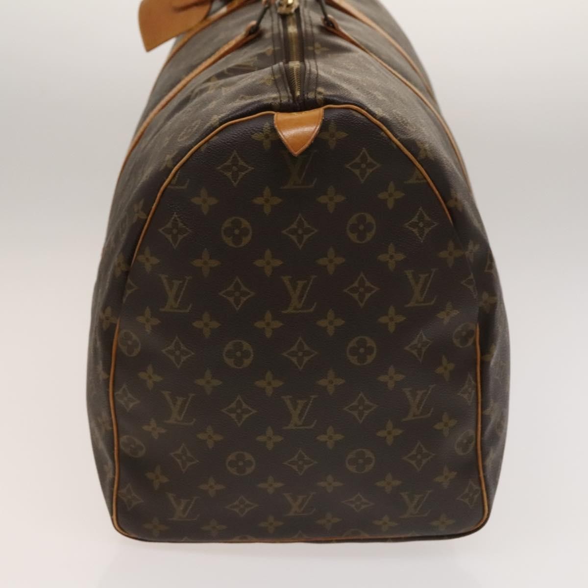 Louis Vuitton Keepall Bag Monogram Canvas, BROWN, CANVAS, Travel bag