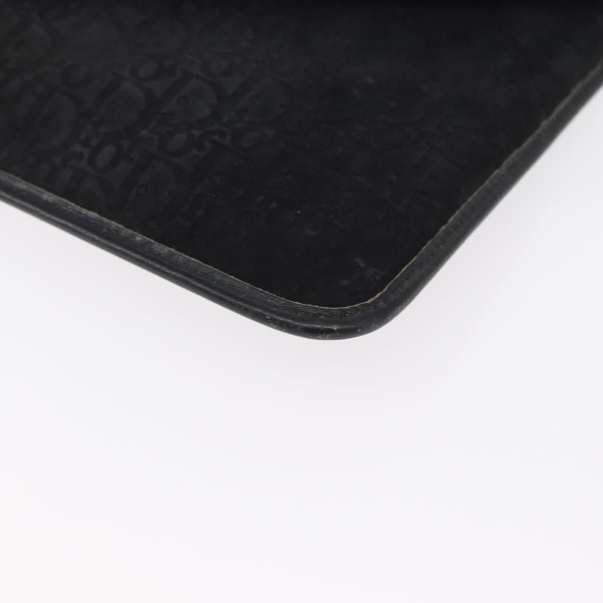 Christian Dior Vintage Trotter Pouch Diorissimo Canvas, BLACK, CANVAS, Clutche & pouche