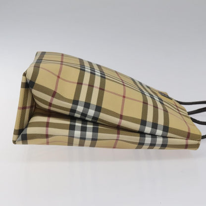 Burberry Nova Check Tote canvas check pattern, BEIGE, PVC, Tote bag