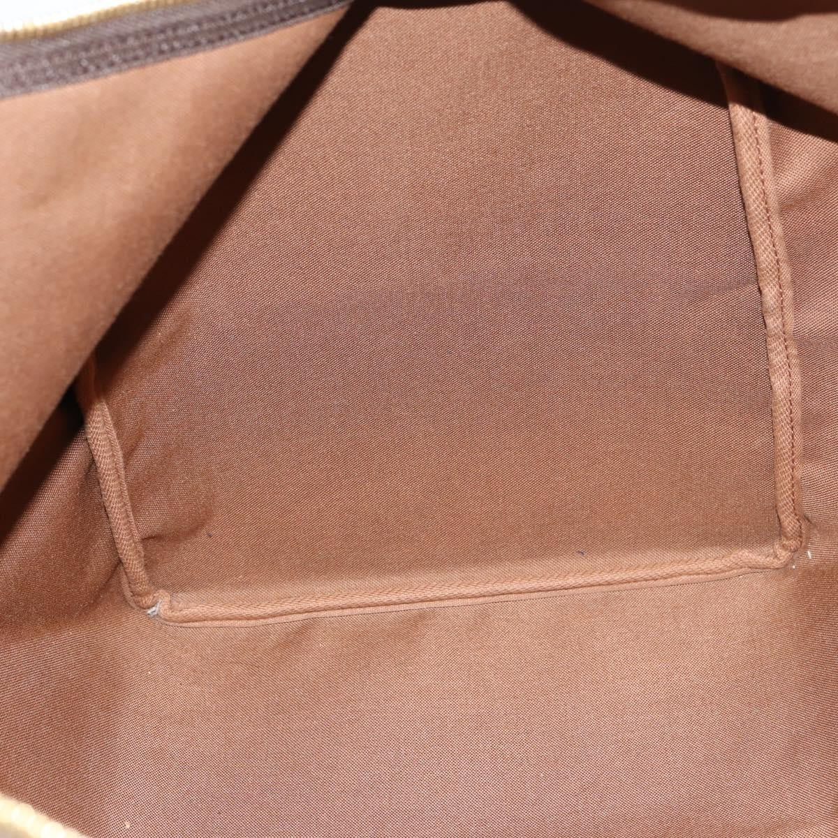 Louis Vuitton Keepall Bag Monogram Canvas, BROWN, CANVAS, Travel bag