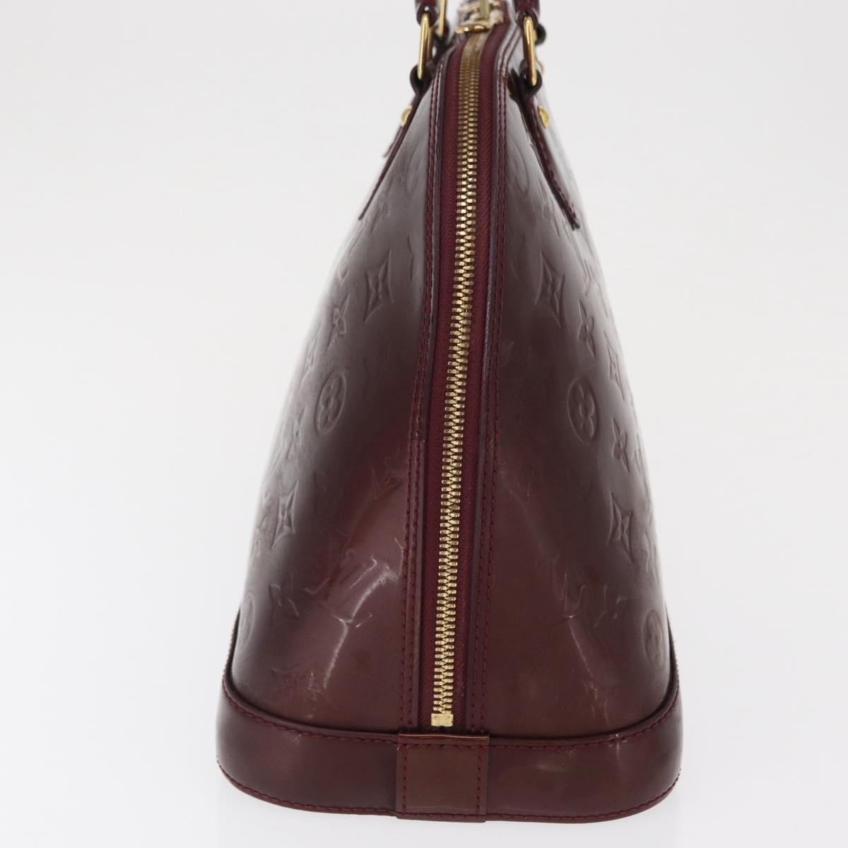 Louis Vuitton Alma Handbag Patent Leather, Red, Patent Leather, Handbag