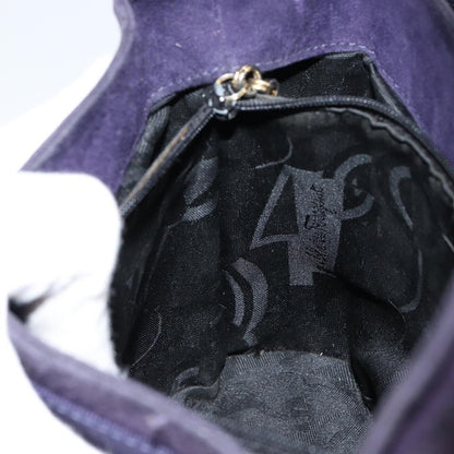 Salvatore Ferragamo Vala Handbag Suede, PURPLE, SUEDE, Handbag