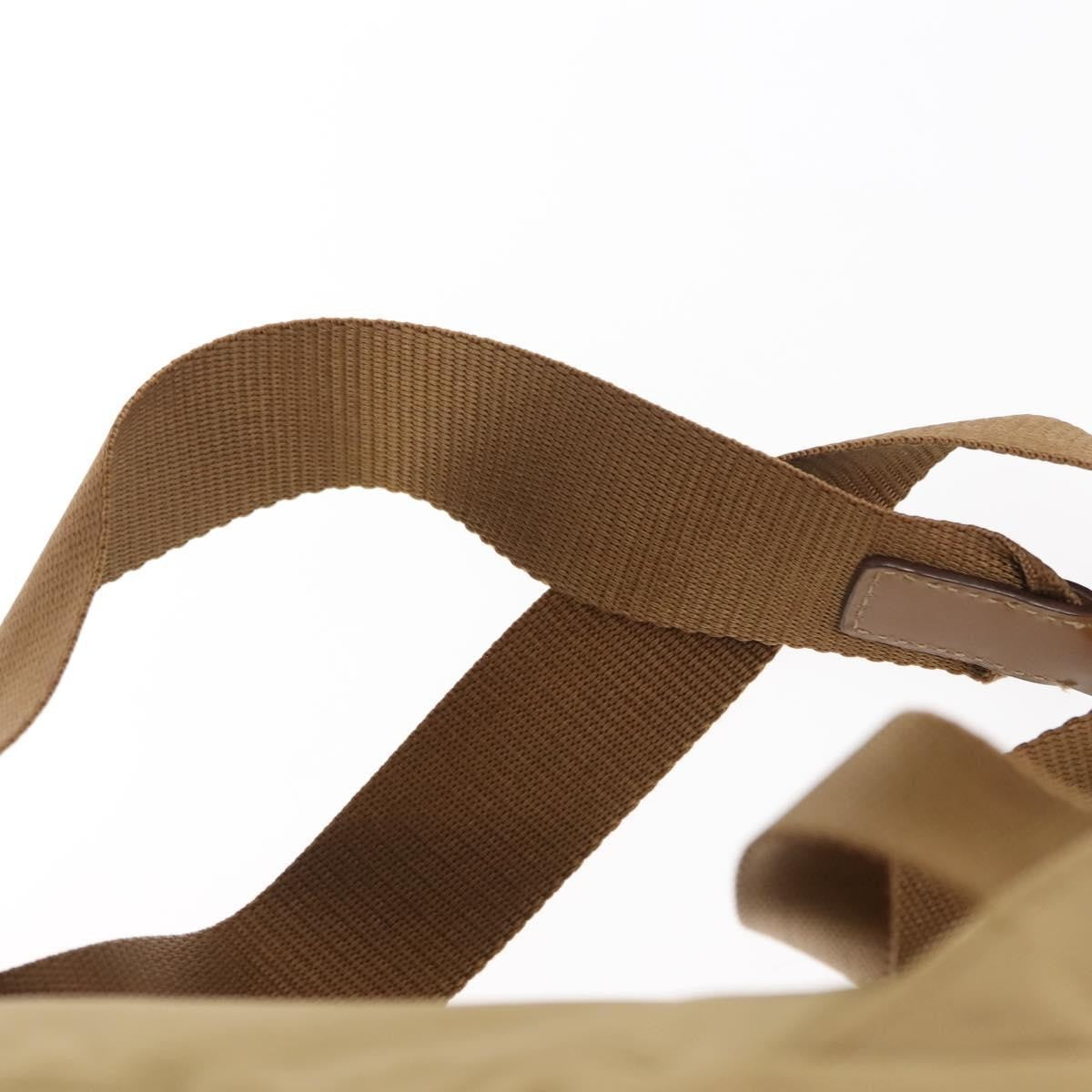 Prada Double Pocket Buckle Backpack Tessuto, BEIGE, NYLON, Backpack