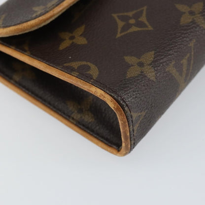 Louis Vuitton Florentine Waist Bag Monogram Canvas, BROWN, CANVAS, Clutche & pouche