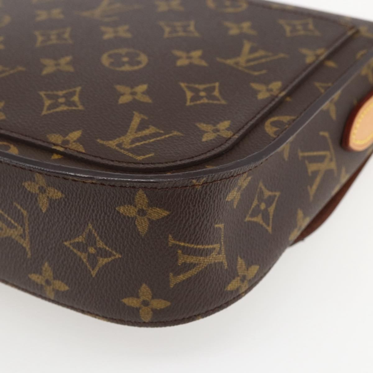 Louis Vuitton Saint Cloud Handbag Monogram Canvas, BROWN, CANVAS, Shoulder bag