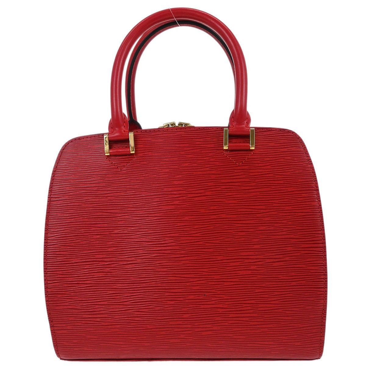 Louis Vuitton Pont Neuf Handbag Epi Leather, RED, LEATHER, Handbag