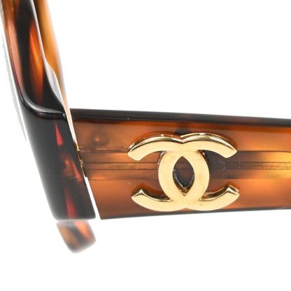 Chanel Logo CC Sunglasses Plastic, Brown, Plastic, Sunglasses