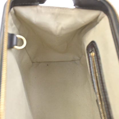 Louis Vuitton Josephine Handbag Mini Lin, KHAKI, CANVAS, Shoulder bag