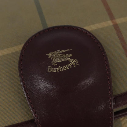 Burberry Nova check Shoulder bag Canvas, BEIGE, CANVAS, Shoulder bag