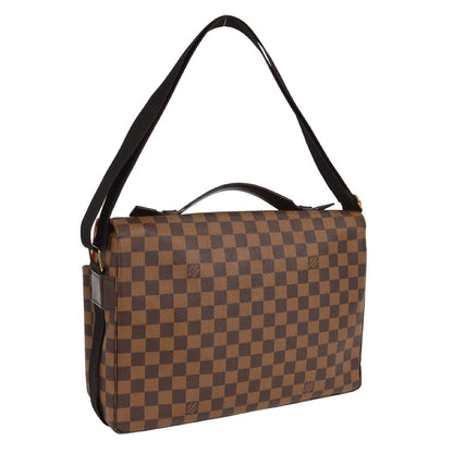 Louis Vuitton Broadway Bag Damier, BROWN, CANVAS, Shoulder bag