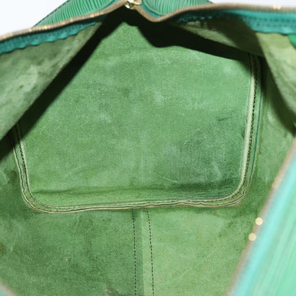 Louis Vuitton Keepall Bag Epi Leather, GREEN, LEATHER, Travel bag