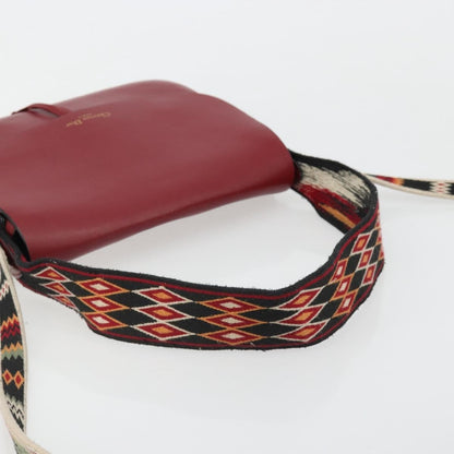 Christian Dior Diorodeo Flap Bag Leather, Red, Leather, Shoulder Bag