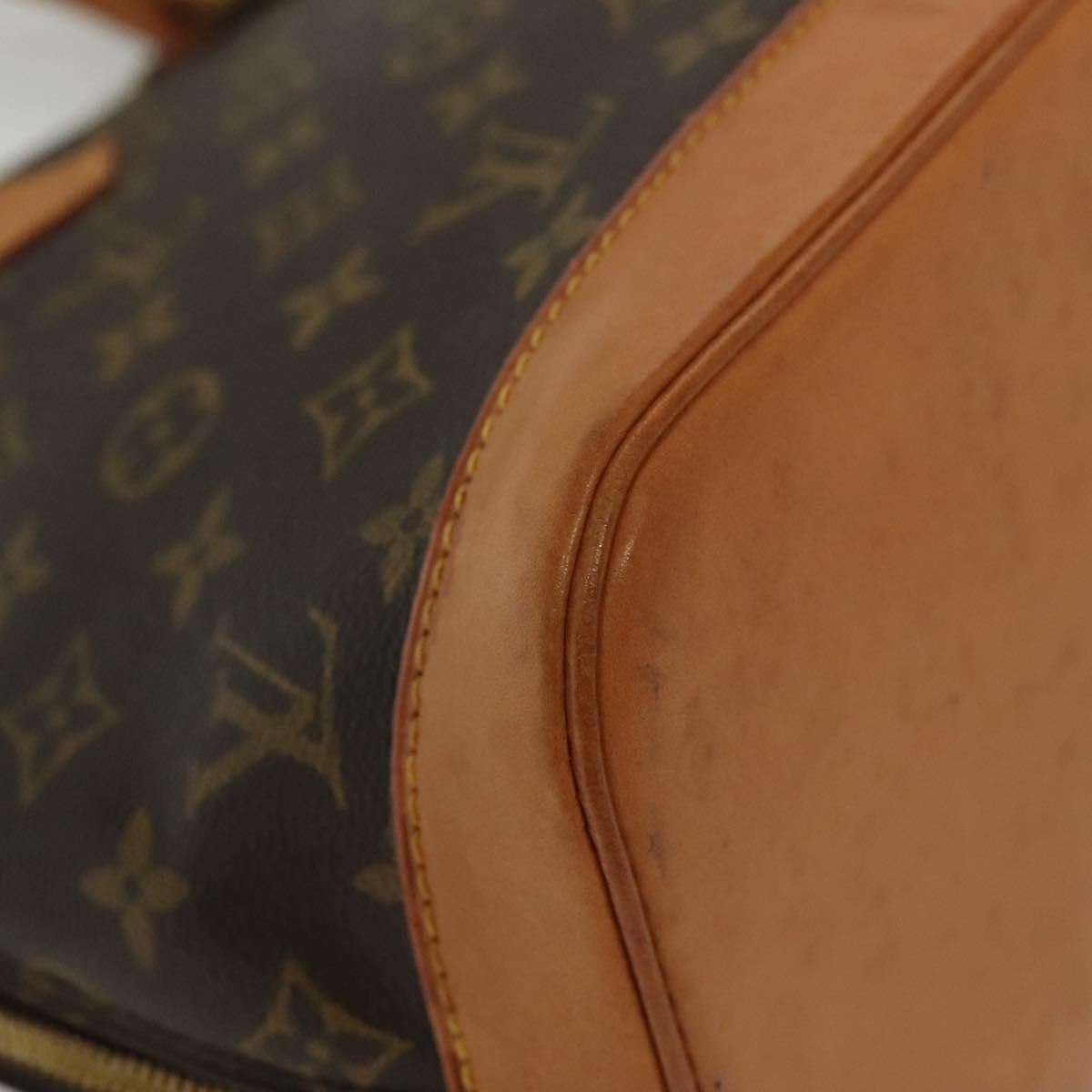 Louis Vuitton Alma Handbag Monogram Canvas, BROWN, CANVAS, Handbag