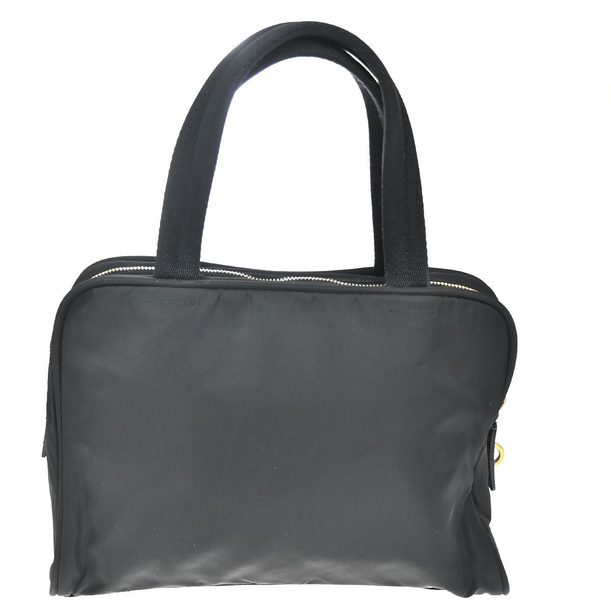 Prada Vintage Handbag Tessuto, Black, Nylon, Handbag