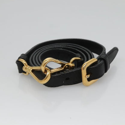 Prada Gaufre Ribbon handbag Leather, BLACK, LEATHER, Tote bag