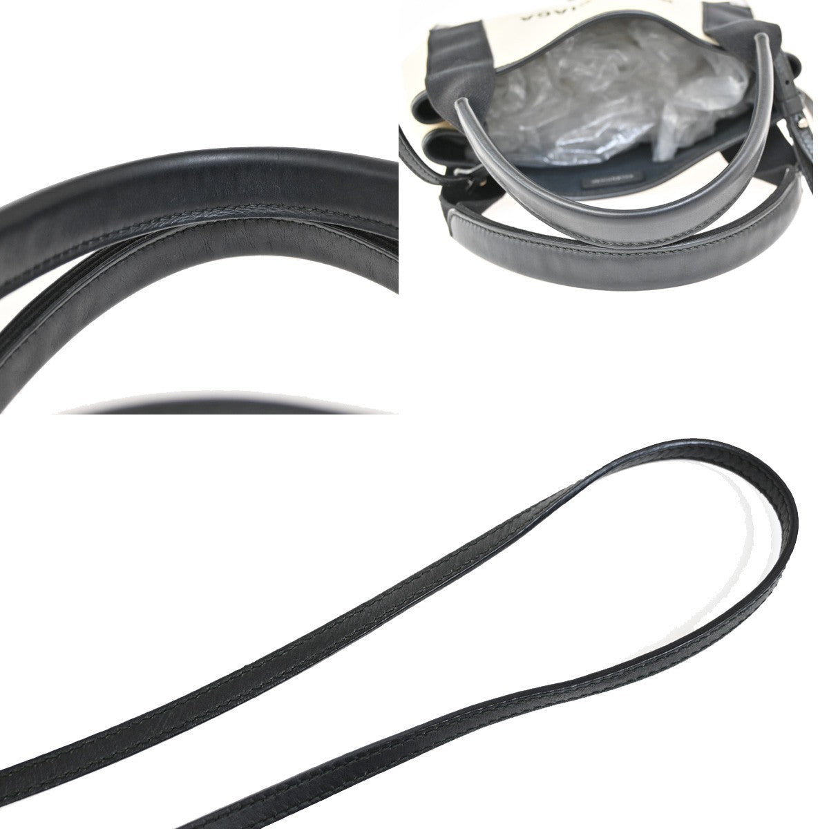 Balenciaga Navy Cabas Canvas with Leather, NAVY, CANVAS, Tote bag