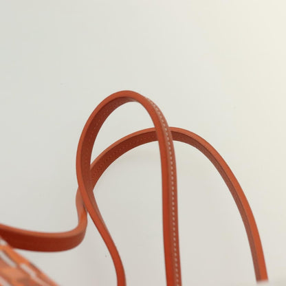 Salvatore Ferragamo Vintage Handbag Canvas, ORANGE, CANVAS, Handbag