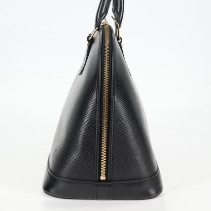 Louis Vuitton Alma Handbag Epi Leather, BLACK, LEATHER, Handbag